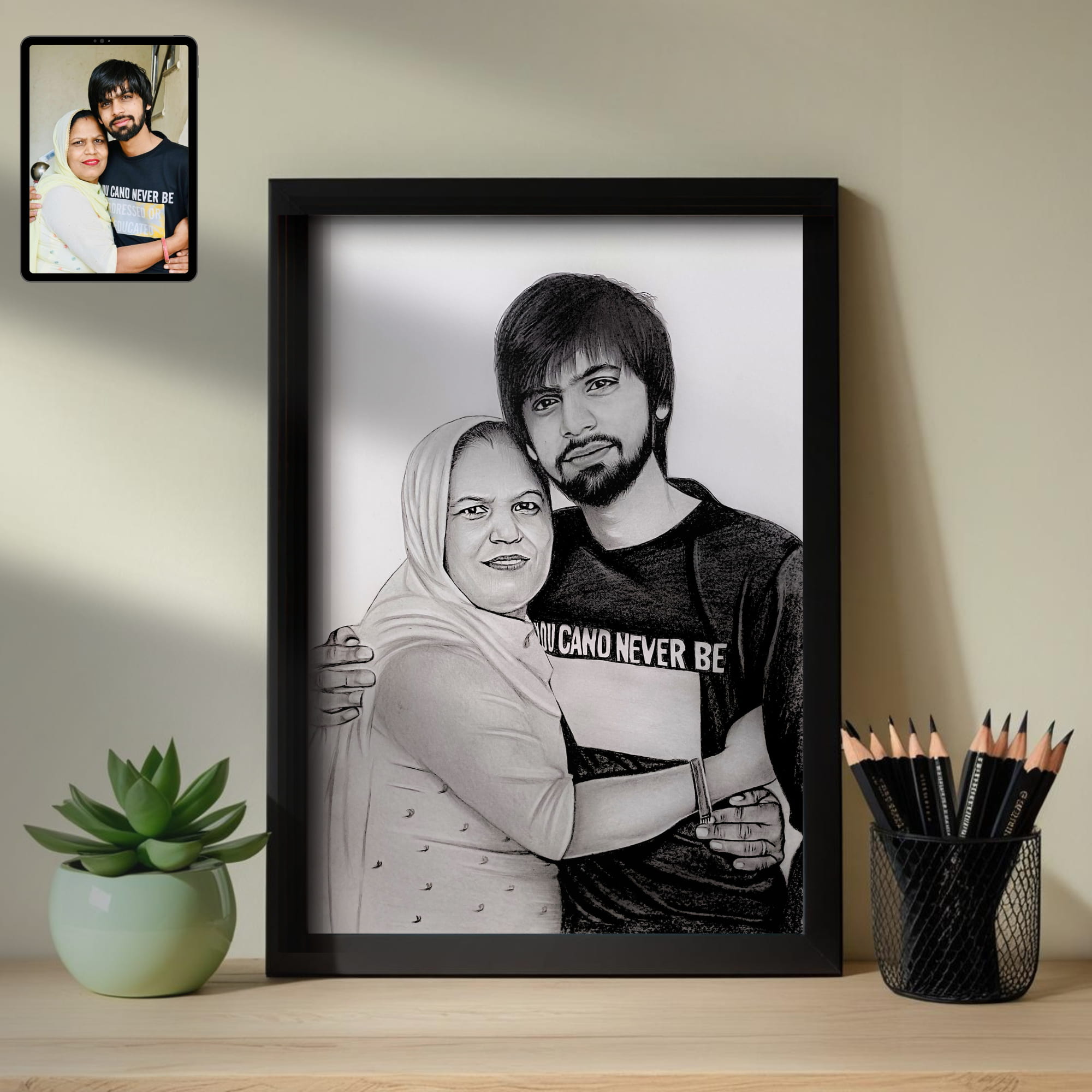 Handmade Graphite Pencil Sketch - Image 3